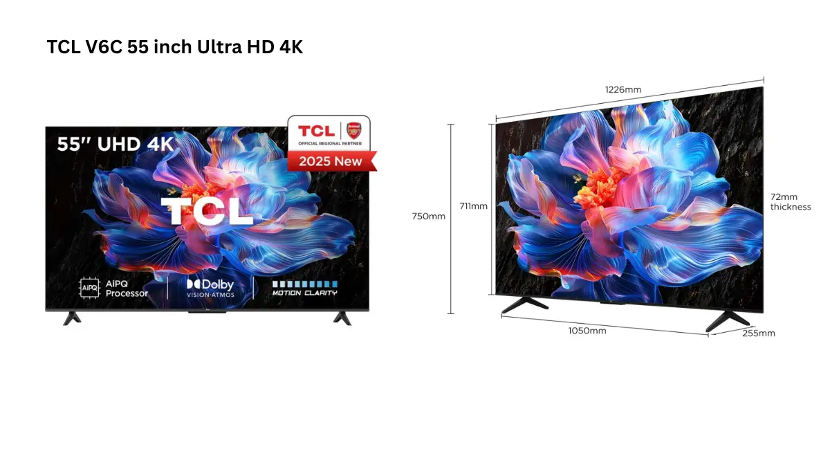 TCL V6C 55 inch Ultra HD 4K Smart LED TV (55V6C)